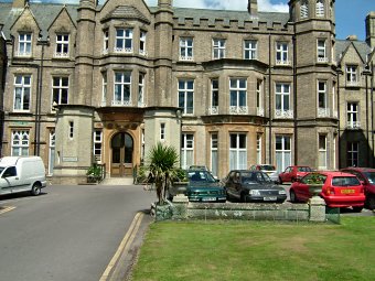 View of front of College