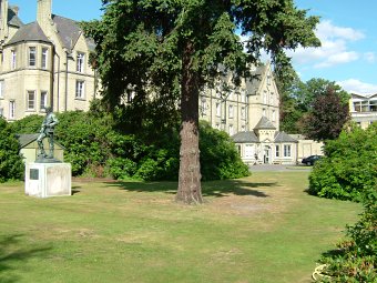 Another view of front of College